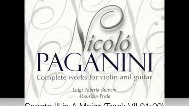 Paganini - Complete works for violin and guitar CD 2-9 (Centone di sonate-2)