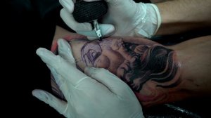 TATTOO TIMELAPSE - JESUS STATUE