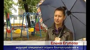 Установка МАФ на детской площадке. ТВ "Угреша".