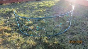 Арка садовая распаковка, сборка