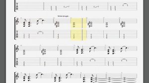 Metallica   The Struggle Within James guitar tablature