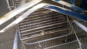 Покрытие под "хром". Химическая металлизация. Молдинги от мерседеса