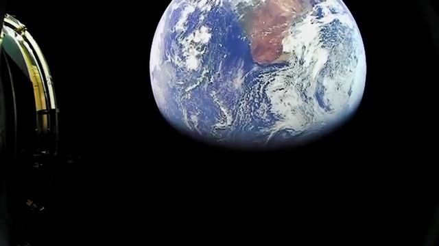 Вид на Землю с геостационарной орбиты