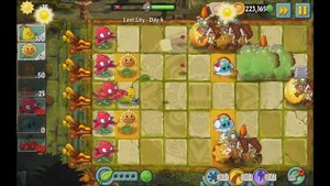 Plants vs Zombies 2 - Lost City - Day 4 [Excavator Zombie] No Premium