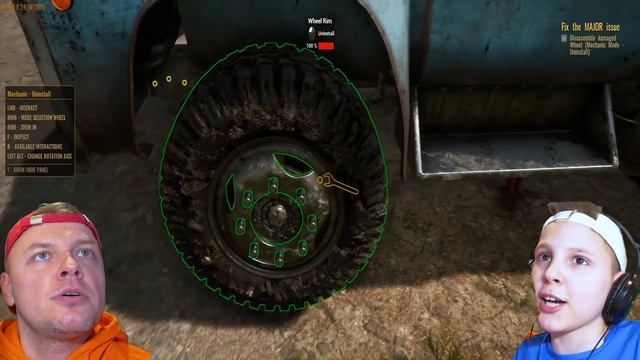 Как СНЯТЬ КОЛЕСО на ЗИЛе? Игорь и Папа Упали в ВОДУ на Грузовике смотреть онлайн