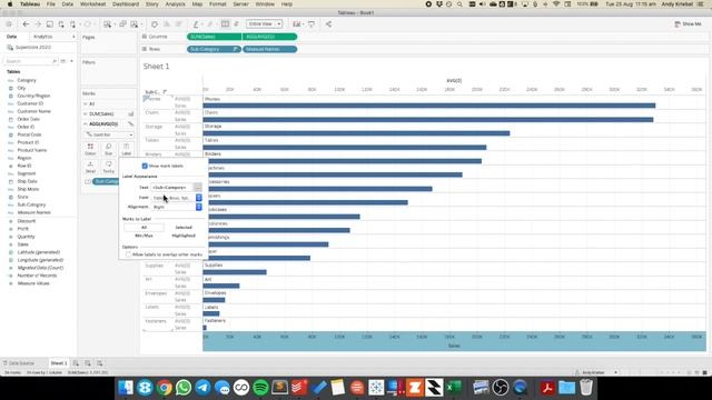 How to Show Labels Above Bar in a Horizontal Bar Chart смотреть онлайн