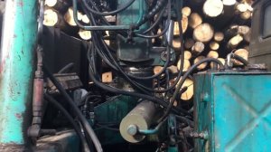 Урал 5557 лесовоз. Вывожу остатки.