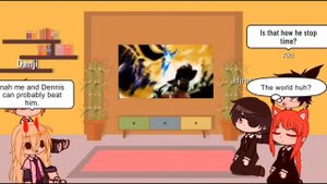 Chainsaw man react to DIO Brando (Jojo's Bizarre adventure)