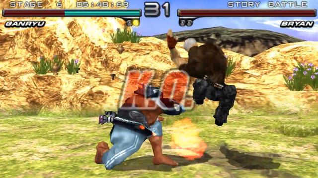 Прохождение Tekken 5 за Ганрю смотреть онлайн