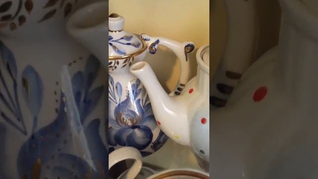 Моя коллекция  заварочных чайников.
