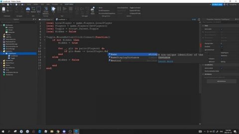 Roblox Scripting Tutorial: Make other players invisible