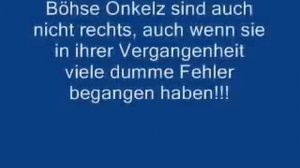 Böhse Onkelz   Deutschland mit Lyrics