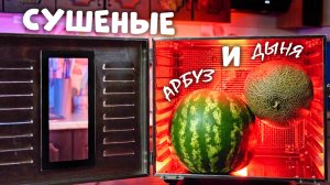 ЧТО БУДЕТ ЕСЛИ ЗАСУШИТЬ АРБУЗ И ДЫНЮ? | Арбуз и дыня в дегидраторе, сушилке для овощей