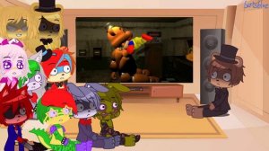 Security Breach+FNAF1 react to Freddy's Spaghettiria(Request) (REUPLOAD)