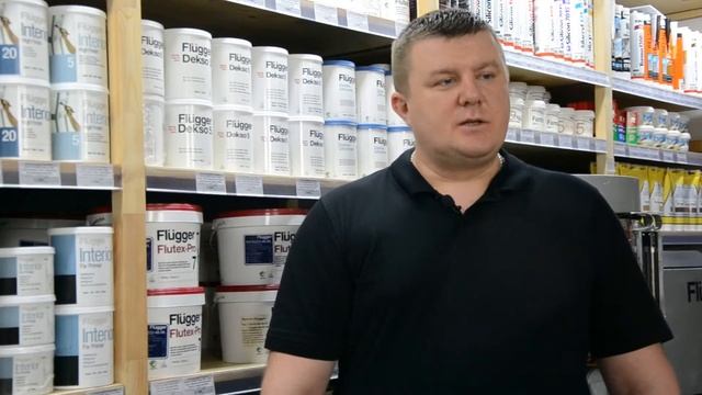 Магазин краски Flugger в ТЦ Элитстрой материалы смотреть онлайн