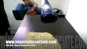 How To Clean EBS 250 Handjet Printer