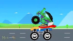 Халк Монстр Трак Видео для детей Детский мультфильм