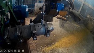 Тестовый запуск экструдера ES-380 Vibro. Экструдер для переработки сои.