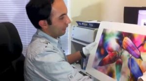 Printing fine art with a calibrated monitor