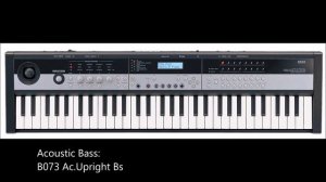 Korg Kross vs Korg microSTATION acoustic sounds comparison