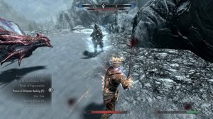 Skyrim SE First-time Boss Battle and Glitch: Master Difficulty: Round 4: The Ebony Warrior