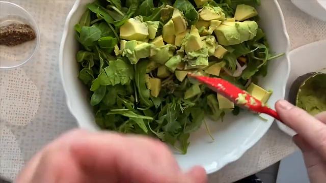 Вкуснейший Салат с Рукколой и Классной Заправкой/RUCKOLA SALAD WITH DELICIOUS DRESSING