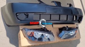 Nissan Almera N16e фары передние бампер новый неоригинал Ниссан Алмера Н16 N16 Альмера МирКузова