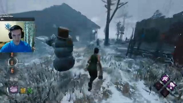 Учусь играть в Dead by Daylight - Привыкаю к новому монику(Первые впечатления). смотреть онлайн