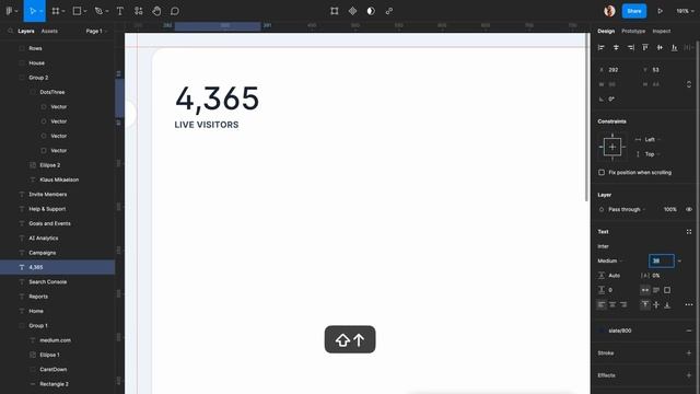 Analytics Dashboard  Figma Speedrun  TailwindCSS Design System