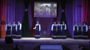Народный анс Русь,п Солнечнодольск "Бежит речка" лирическая казачья песня