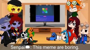 FNF React to Memes||Gacha Club|| Friday Night Funkin'.~ElenaYT~