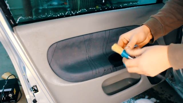 Идеальная химчистка карты двери и пластика салона автомобиля !!! смотреть онлайн