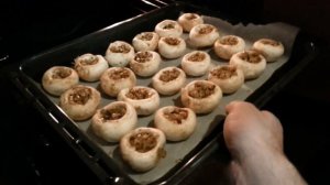 Шампиньоны в духовке. Как приготовить шампиньоны в духовке. Мой рецепт №24