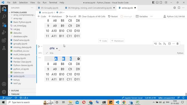 Python Class for Data Analysis Session 7 (DataFrame introduction Groupby, Merge, Join, concat etc.)