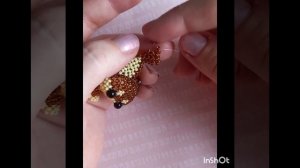 Чихуашка из бисера(амигуруми).Ушки
