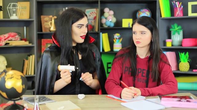 Вампир в школе _11 лайфхаков и пранков для вампира смотреть онлайн