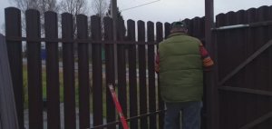 штакетник в два ряда