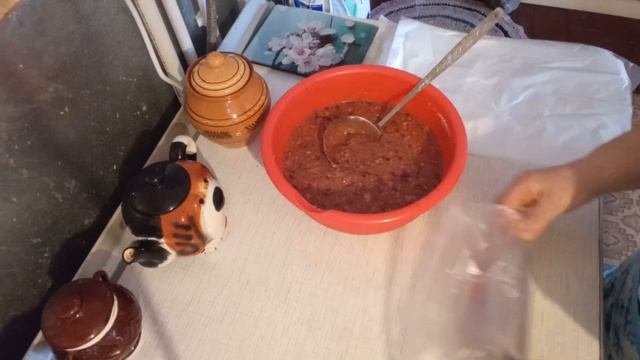 Домашняя печеночная колбаса.Homemade Liver Sausage.
