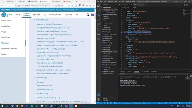 Migrate from npm to yarn . смотреть онлайн