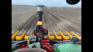 Väderstad  Tempo - дифференцированный сев и отключение секций на перекрытиях с Trimble #vaderstad