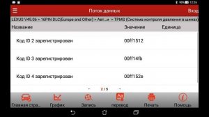 Прописываем датчики контроля давления в шинах с помощью Launch