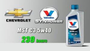 Valvoline SynPower MST C3 5w40 (отработка из Chevrolet, 239 моточасов, бензин)