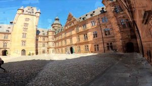Camping Mainparksee ! Замок Johannisburg города Ашаффенбурга !