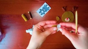Шьем игрушку из фетра своими руками | выкройка НОВОГОДНЕГО ОЛЕНЯ для начинающих