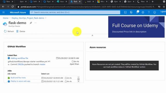 How To Deploy Python Flask MVC App Using Azure DevOps Starter Project | Microsoft | Full Course смотреть онлайн