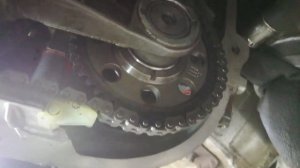 Метки цепи и звёздочек ГРМ двигателя CAWA