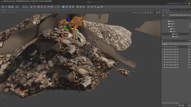 Rubble and Debris - Modular Set - Cryengine Tutorial