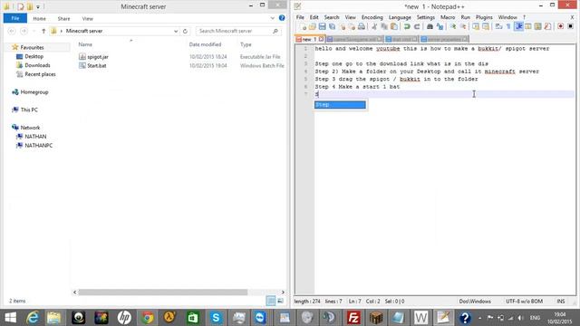 How to make a spigot server смотреть онлайн