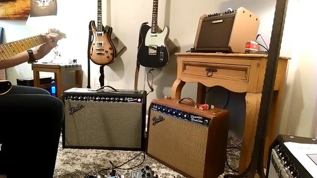 Fender 64 Custom Deluxe Reverb Amplifier Demo смотреть онлайн
