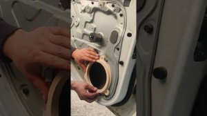 снятие задней дверной карты, замена динамика на ford focus 2
